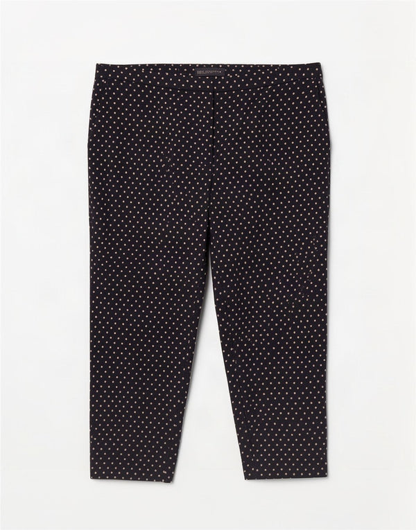 Calça Chino Feminina Marks & Spencer Reino Unido 20 2XL W40 L26 Azul Marinho Manchado
