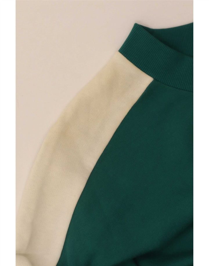 Puma moletom masculino jumper pequeno verde colorblock algodão