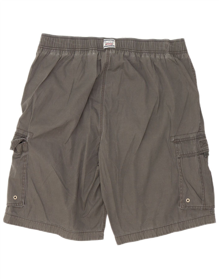 WEIRD FISH Mens Cargo Shorts de natação XL poliéster cinza