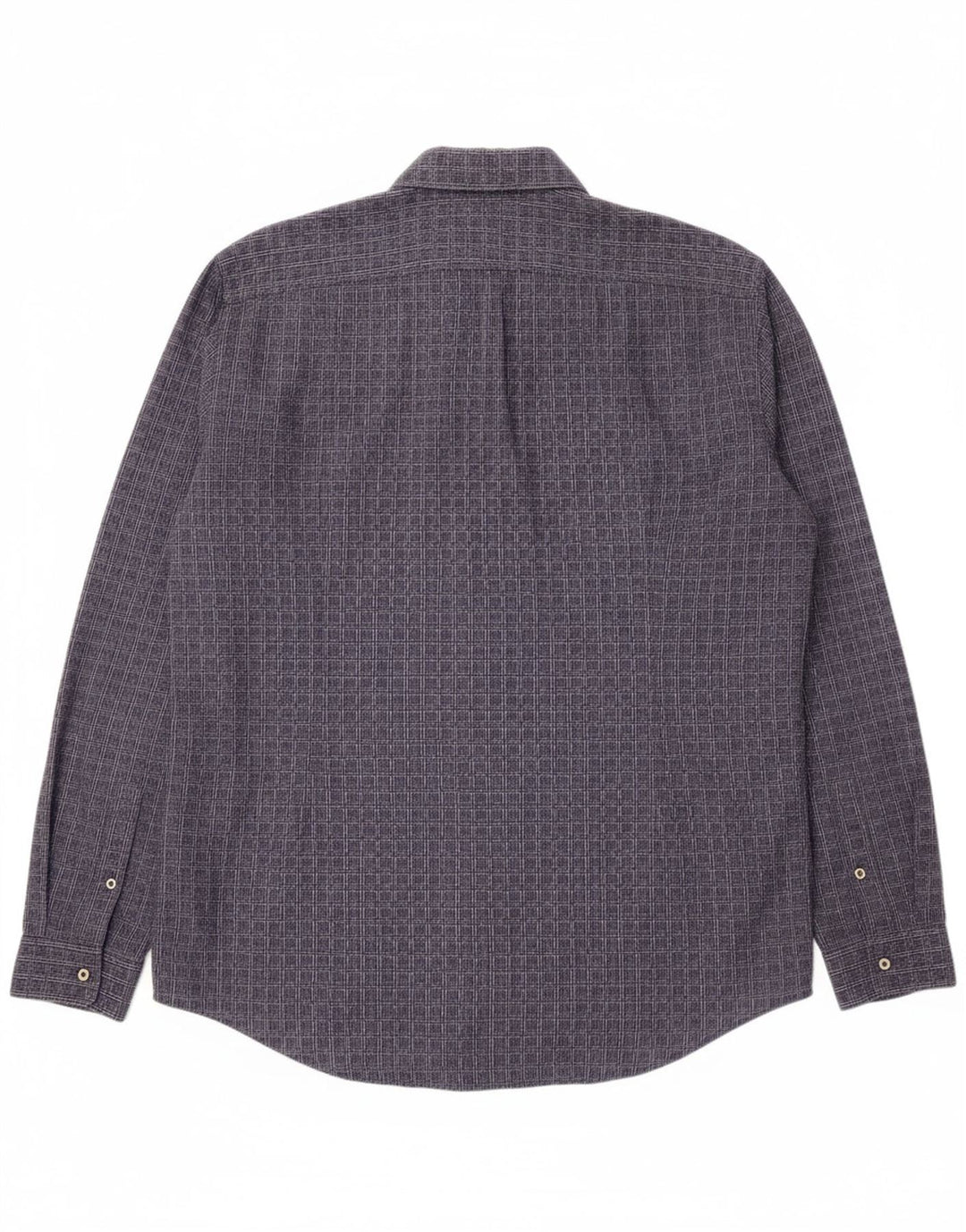 Camisa feminina LIU JO XL azul marinho xadrez algodão clássico