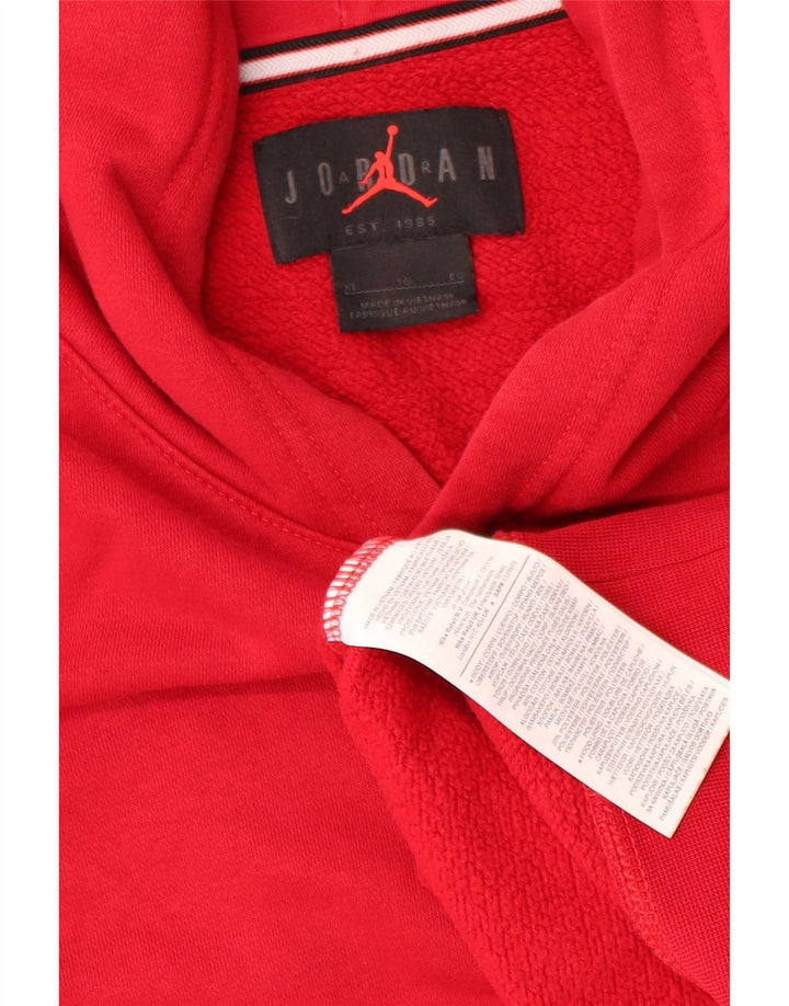 Jordan Mens Hoodie Jumper XL Algodão Vermelho
