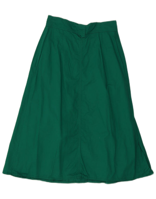Saia feminina Prisma cintura alta evasê UK 12 médio W26 verde