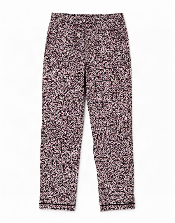 Calça casual feminina Marks & Spencer Reino Unido 12 médio W30 L30 azul marinho