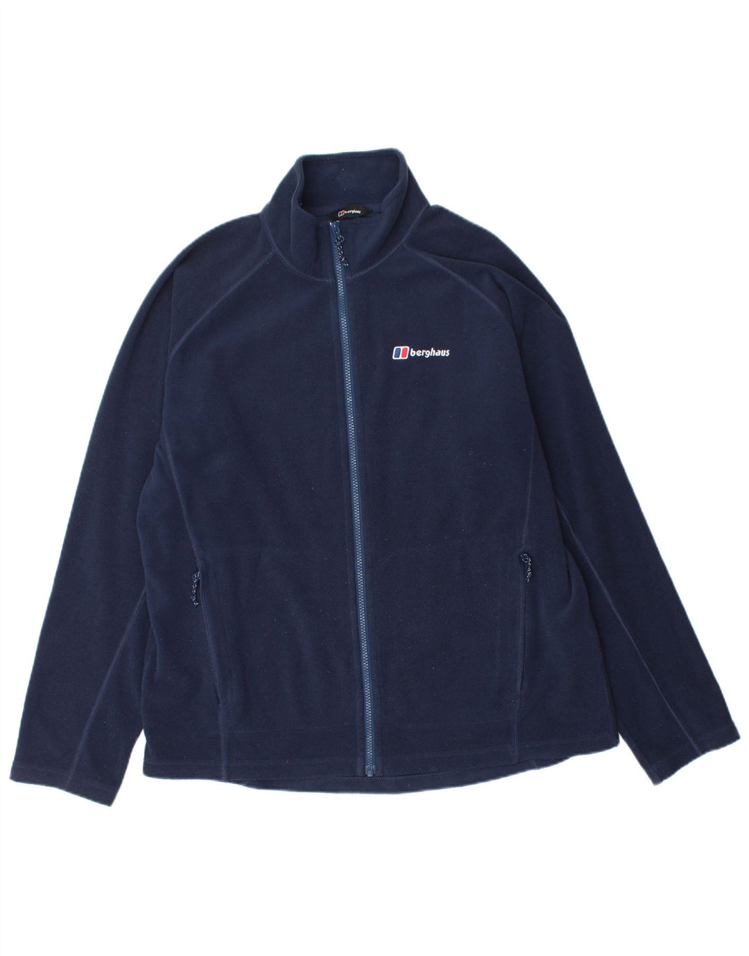 Jaqueta de lã masculina Berghaus UK 40 grande poliéster azul marinho