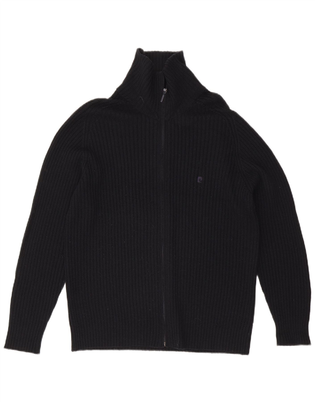 Suéter cardigã masculino Pierre Cardin médio azul marinho