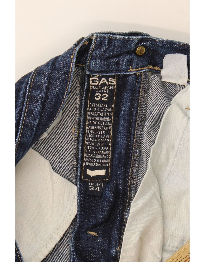 Calça jeans feminina GAS Bootcut W32 L31 azul marinho