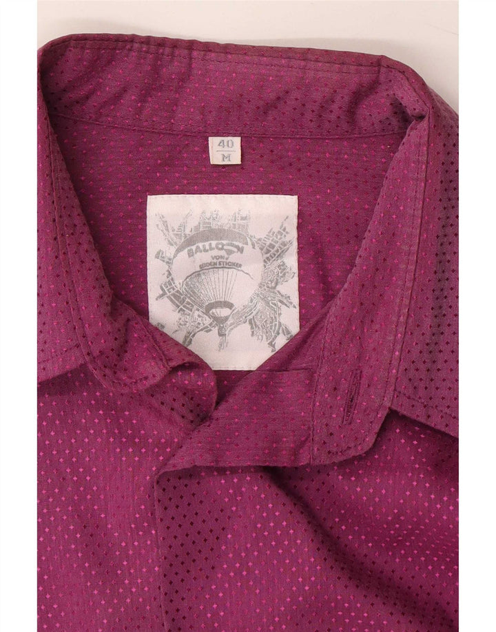 Camisa masculina balão tamanho 40 marrom médio manchado