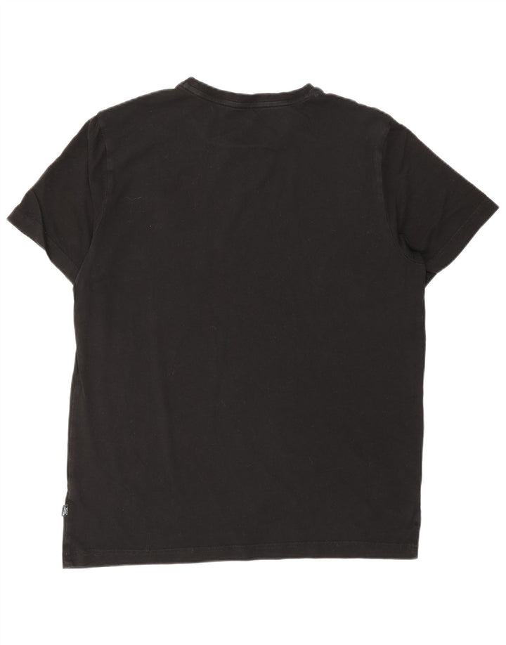Camiseta masculina PUMA Graphic Top Médio Preto