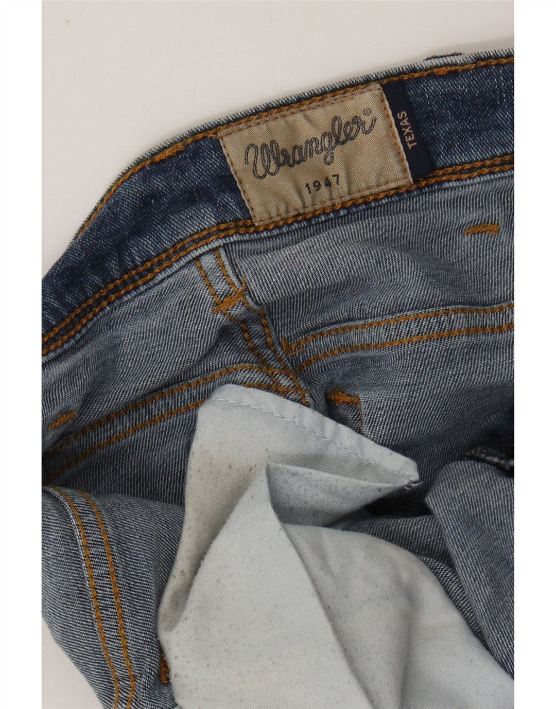 WRANGLER Masculino Texas Straight Jeans W28 L30 Azul