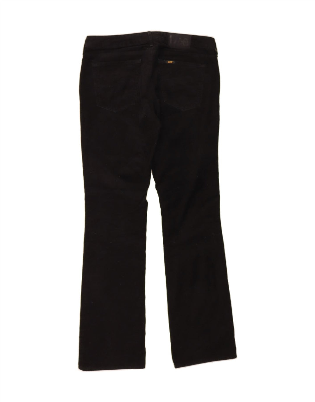 LEE Womens Bootcut Corduroy Trousers W30 L33 Black Cotton Vintage Lee and Second-Hand Lee from Messina Hembry 