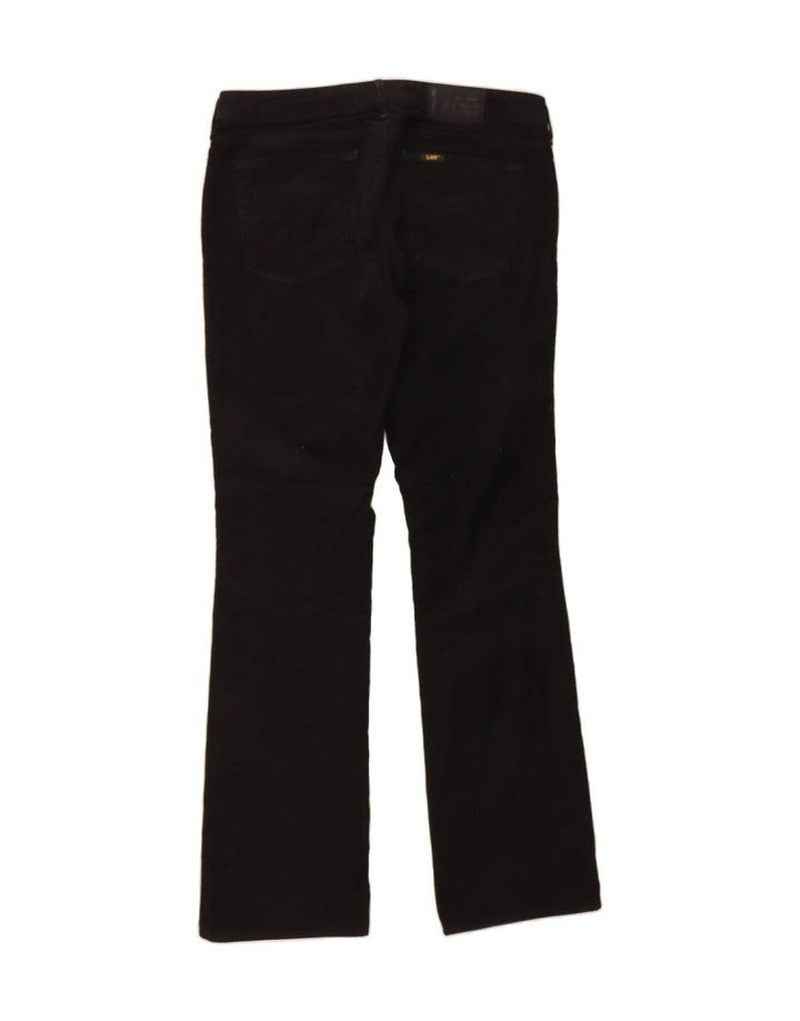 LEE Womens Bootcut Corduroy Trousers W30 L33 Black Cotton Vintage Lee and Second-Hand Lee from Messina Hembry 