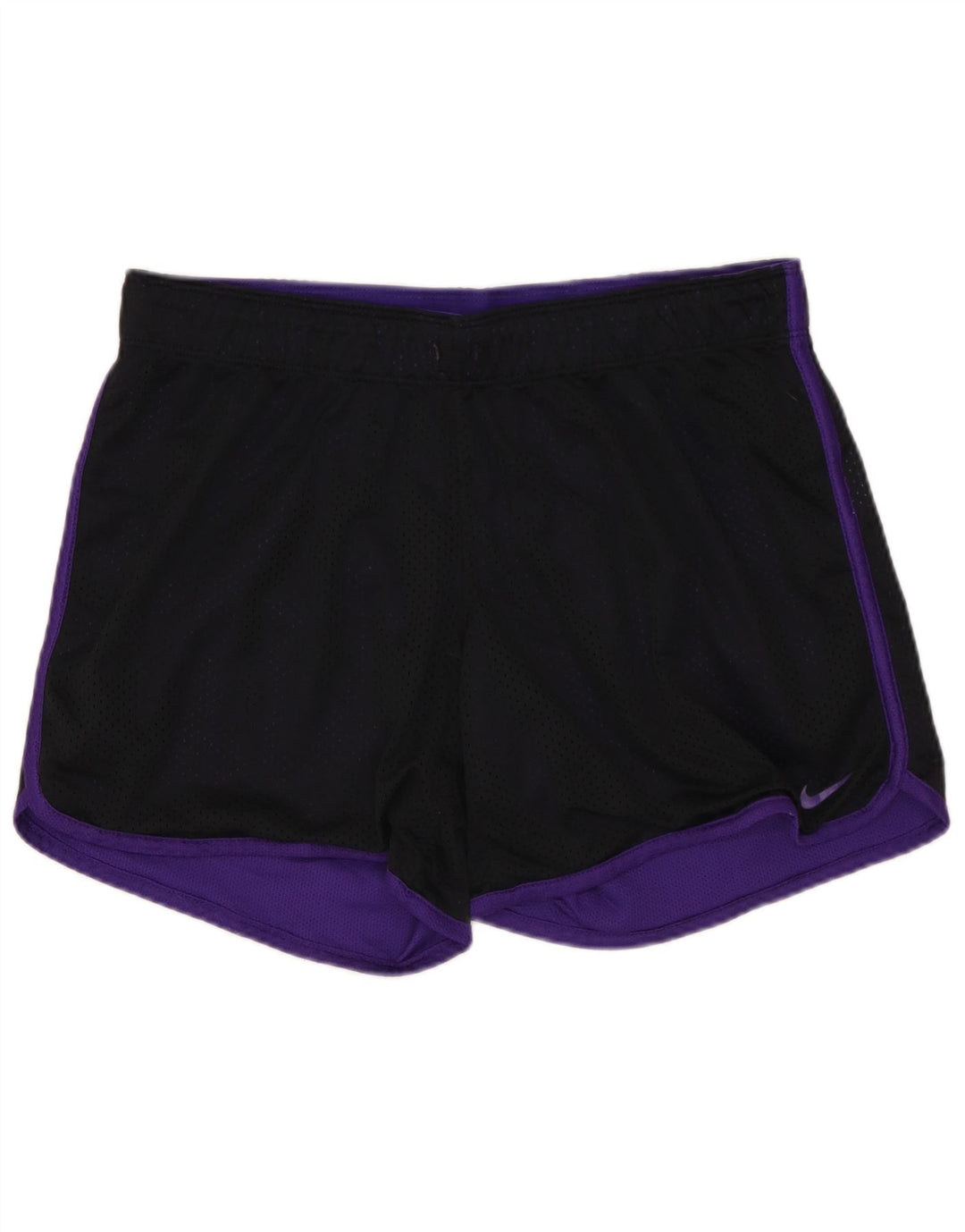 Shorts esportivos femininos NIKE Dri Fit UK 12 médio preto poliéster