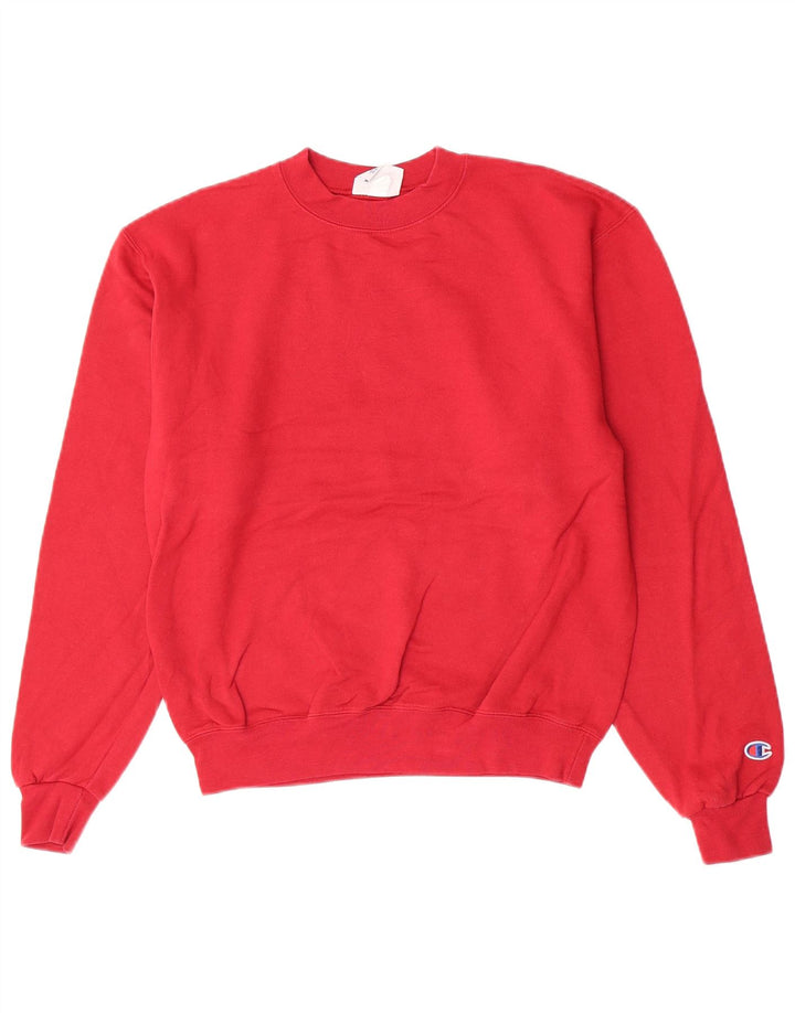 Champion Moletom Masculino Jumper Pequeno Algodão Borgonha