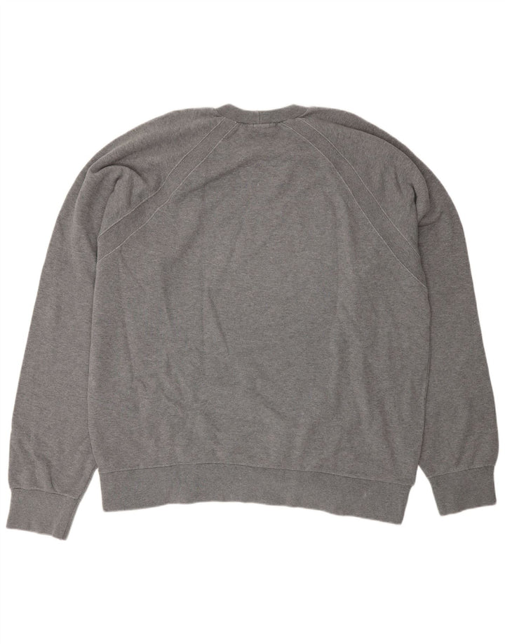 Playlife moletom gráfico masculino jumper 2XL algodão cinza