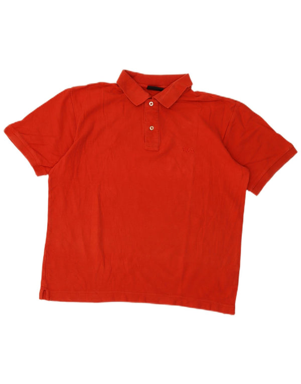 Polo Masculino Fila Médio Vermelho