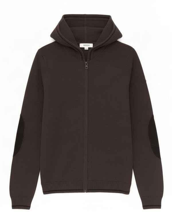 Suéter cardigã gráfico com capuz Hugo Boss Boys 9-10 anos algodão cinza