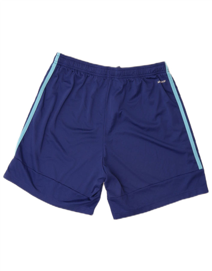 Adidas Mens Aeroready Sport Shorts Médio Azul Marinho Poliéster