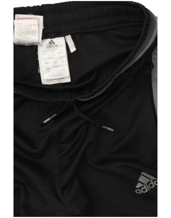 Calças de treino ADIDAS Boys Climacool 9-10 anos preto poliéster
