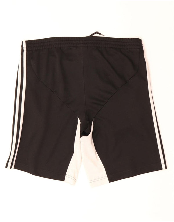 Shorts esportivos masculinos ADIDAS grande poliéster colorblock preto