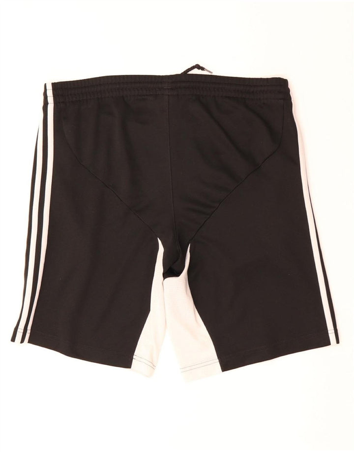 Shorts esportivos masculinos ADIDAS grande poliéster colorblock preto
