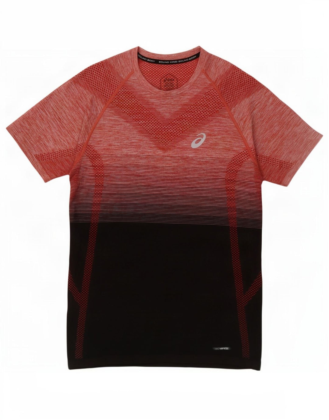 Camiseta masculina Asics Top Medium Red Colourblock