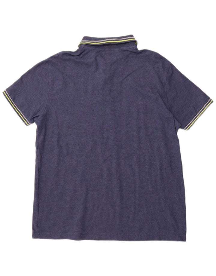 Camisa polo masculina LOTTO 2XL azul marinho