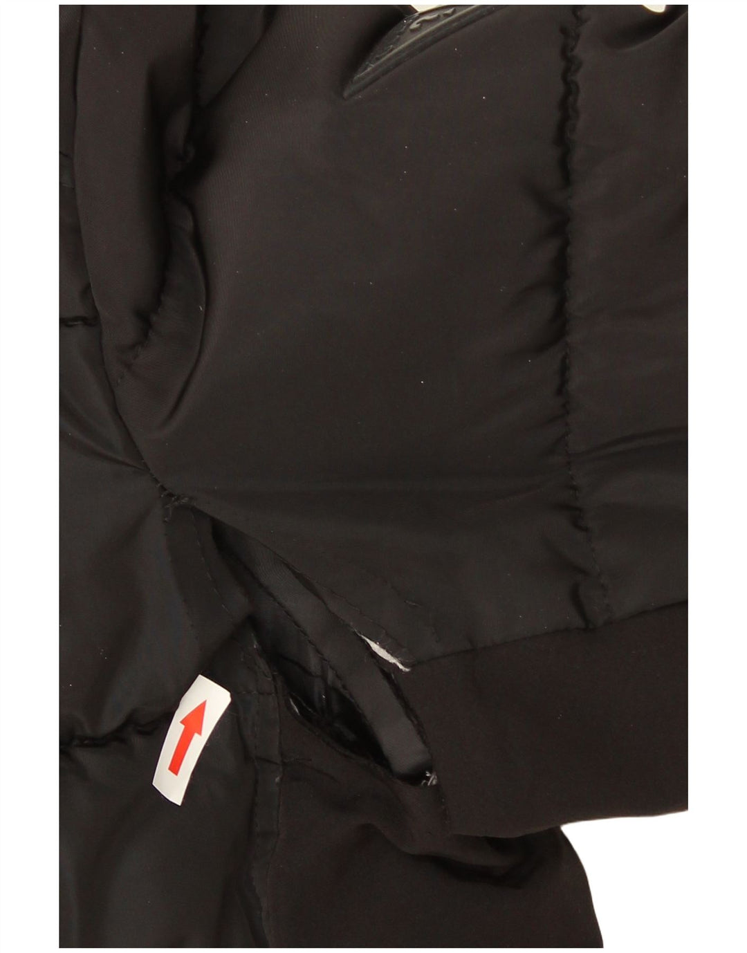 Guess Jaqueta masculina acolchoada com capuz UK 42 XL poliéster preto