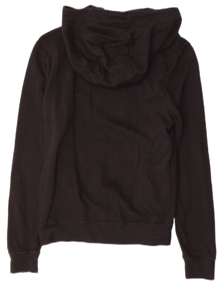 Jumper com capuz Nike feminino oversized UK 10 pequeno algodão preto