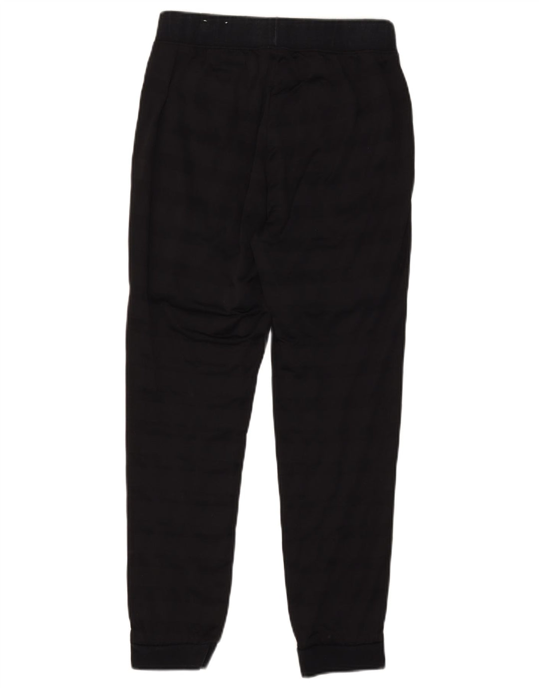 Calça de treino feminina Puma Joggers UK 10 pequena listrada preta de poliéster