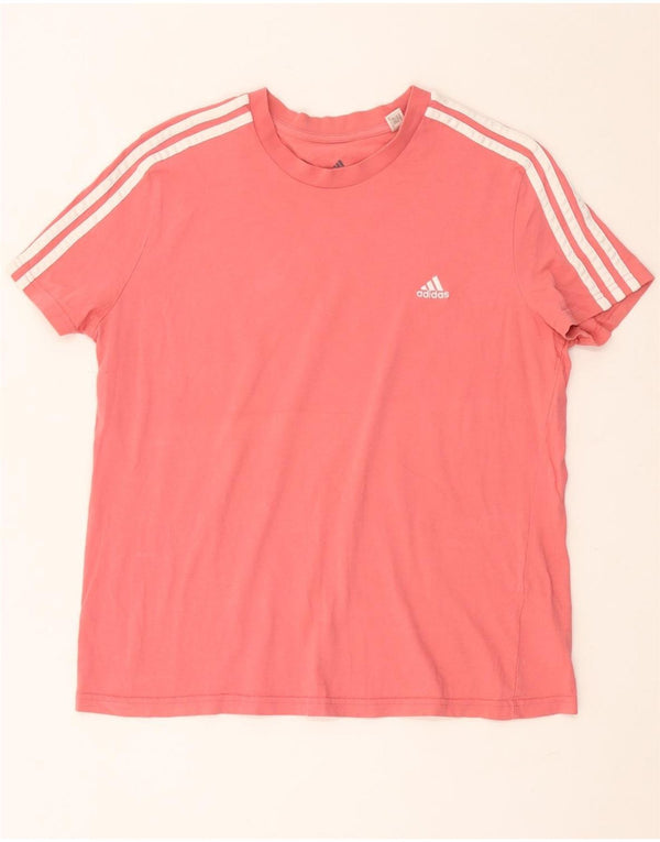 Camiseta feminina ADIDAS UK 20/22 XL algodão rosa