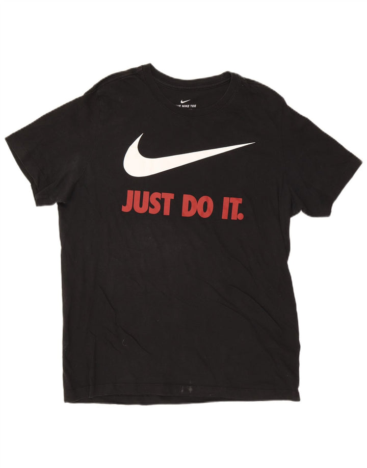 Camiseta Nike masculina gráfica grande preta
