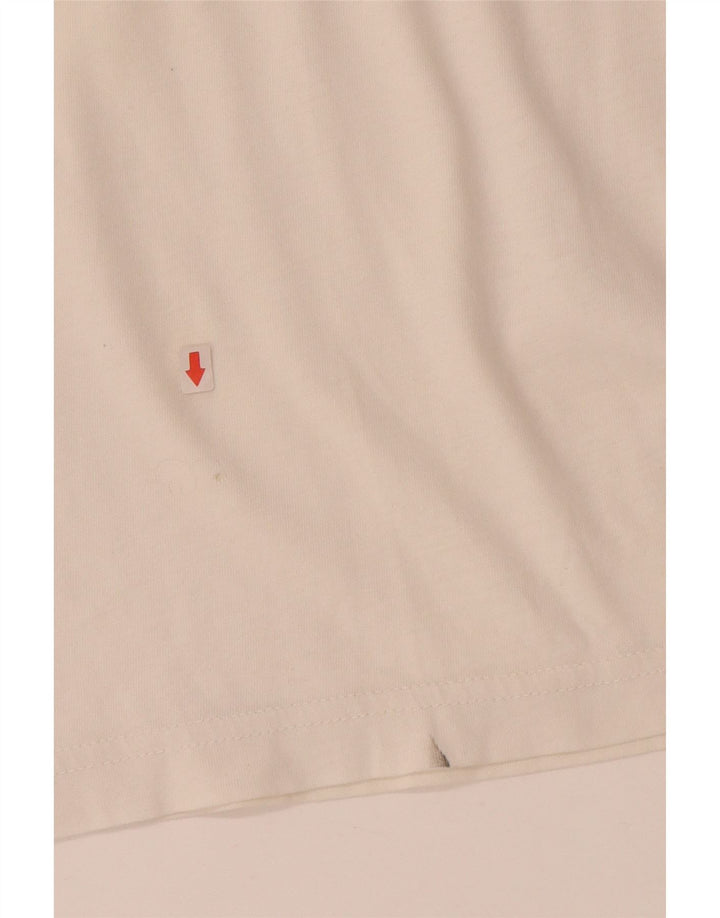 Camiseta masculina gráfica GANT grande algodão branco