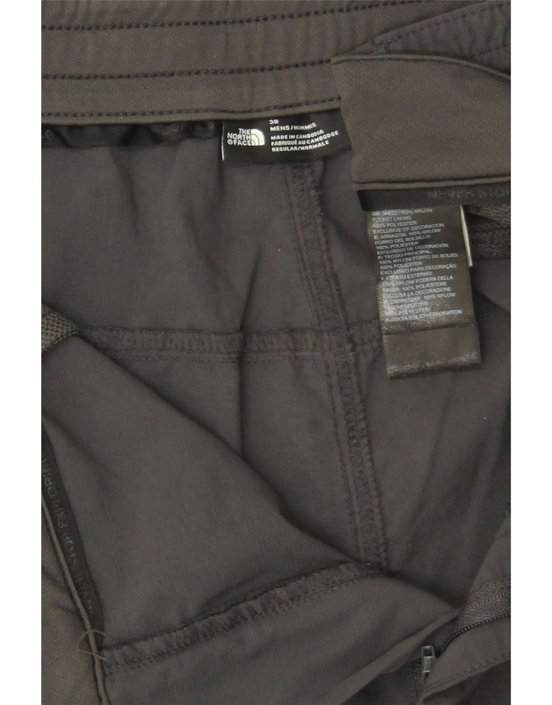Shorts Chino Masculino The North Face W38 XL Cinza Poliéster