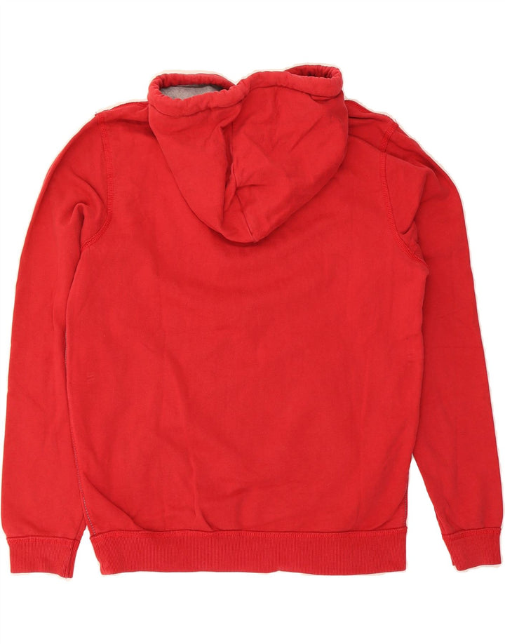 TOMMY HILFIGER Mens Graphic Hoodie Jumper Large Red Cotton Vintage Tommy Hilfiger and Second-Hand Tommy Hilfiger from Messina Hembry 