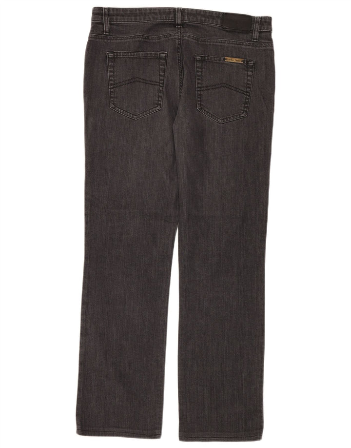 Jeans retos femininos Marlboro Classics W33 L30 algodão preto