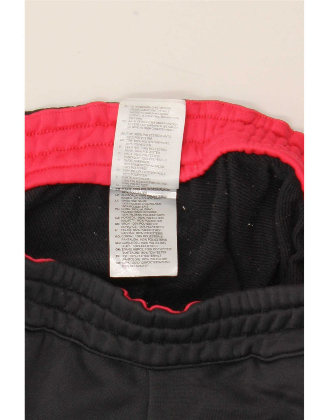 Calças de treino femininas Adidas UK 10 poliéster cinza pequeno