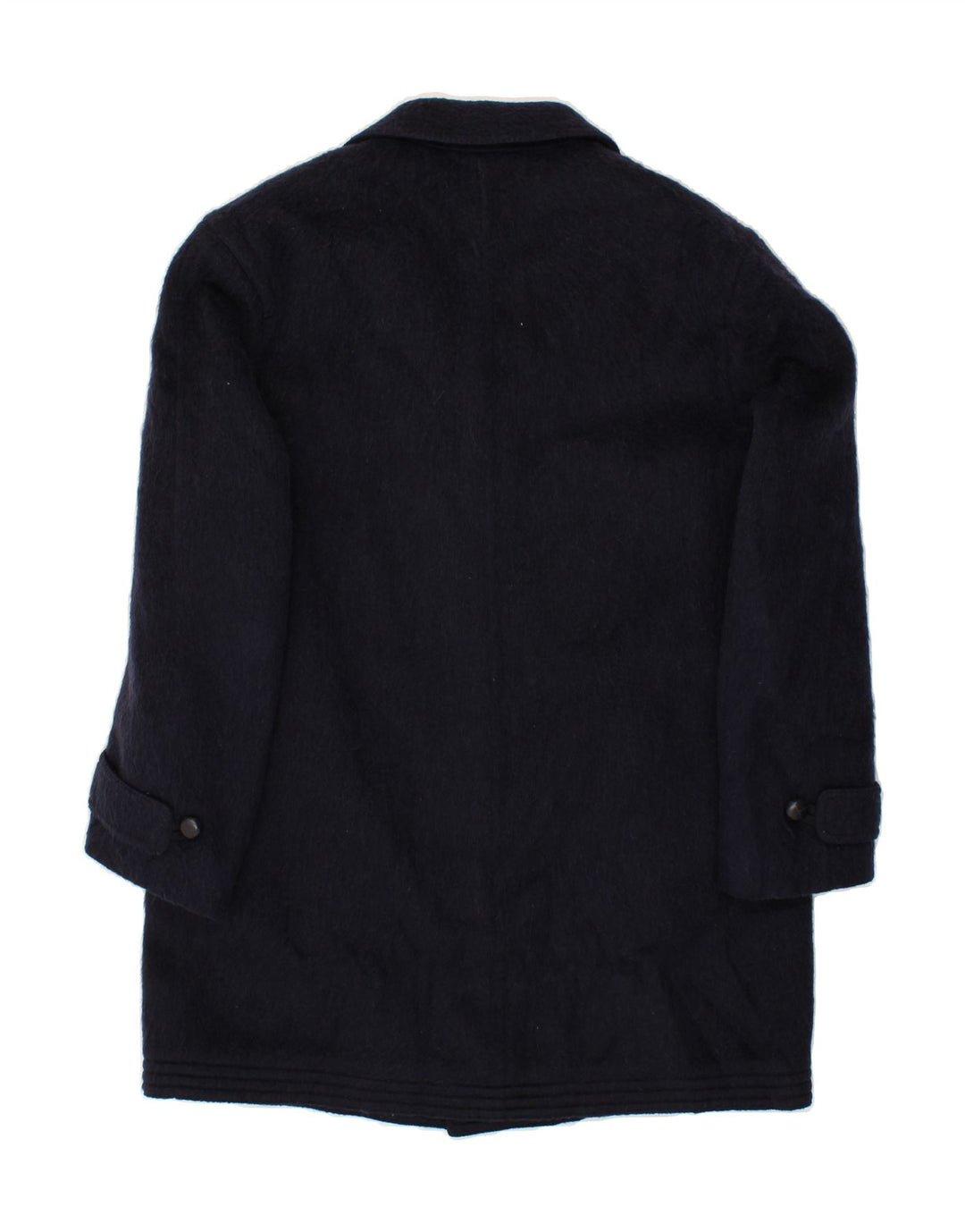Sobretudo masculino DOLOMITEN UK 38 mohair azul marinho médio