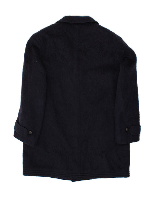 Sobretudo masculino DOLOMITEN UK 38 mohair azul marinho médio