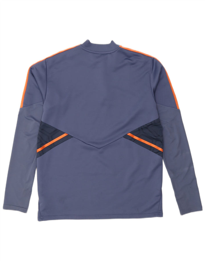 Adidas Mens Manchester United Pulôver Treino Top Grande Azul Colorblock