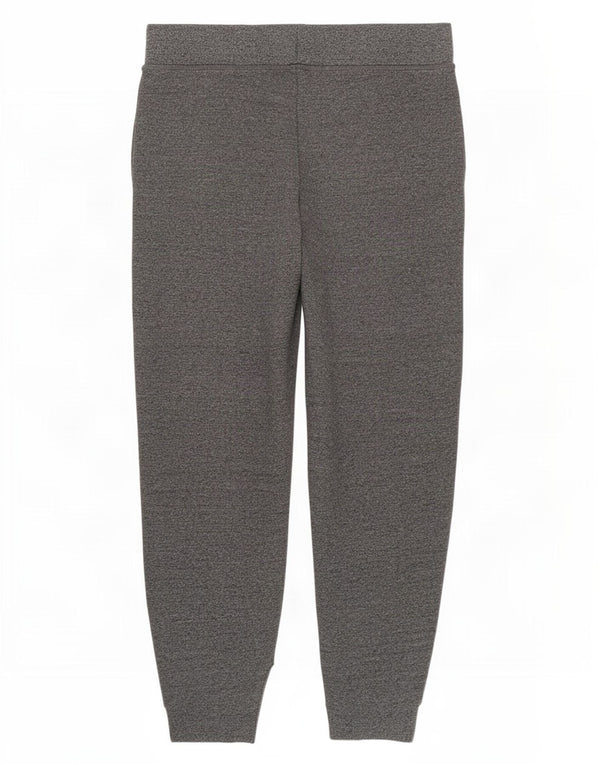 Calça de treino feminina Freddy Joggers UK 10 algodão manchado cinza pequeno