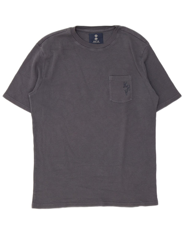 Camiseta gráfica masculina Nerve Top 2XL algodão cinza