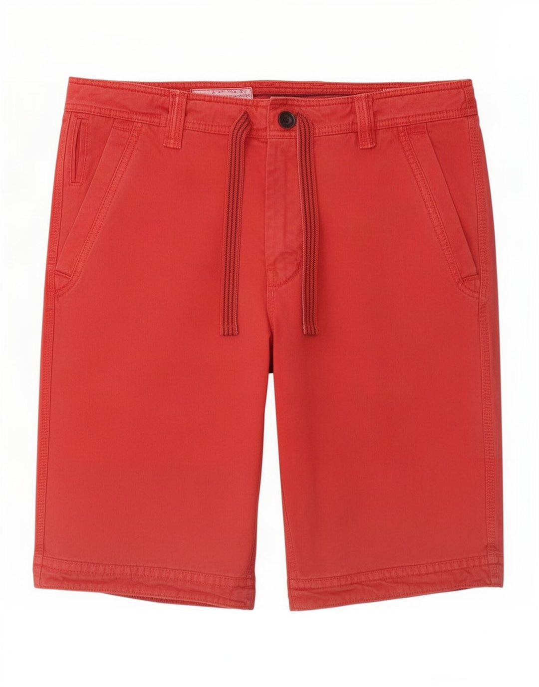 Shorts Chino Masculino Fat Face Grande W34 Algodão Vermelho