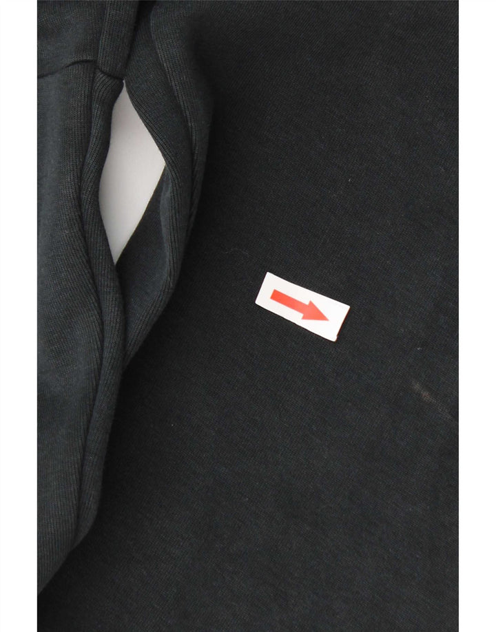 Calça de treino masculina Nike Joggers cinza médio algodão colorblock