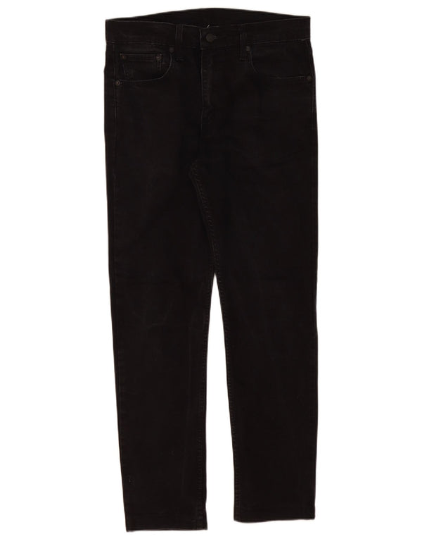 Calça jeans masculina Levi's 512 Slim Tapered W33 L30 algodão preto