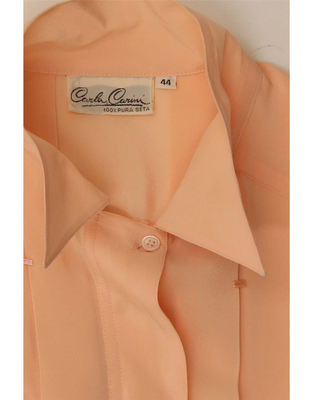Blusa feminina Carla Carini IT 44 médio rosa seda