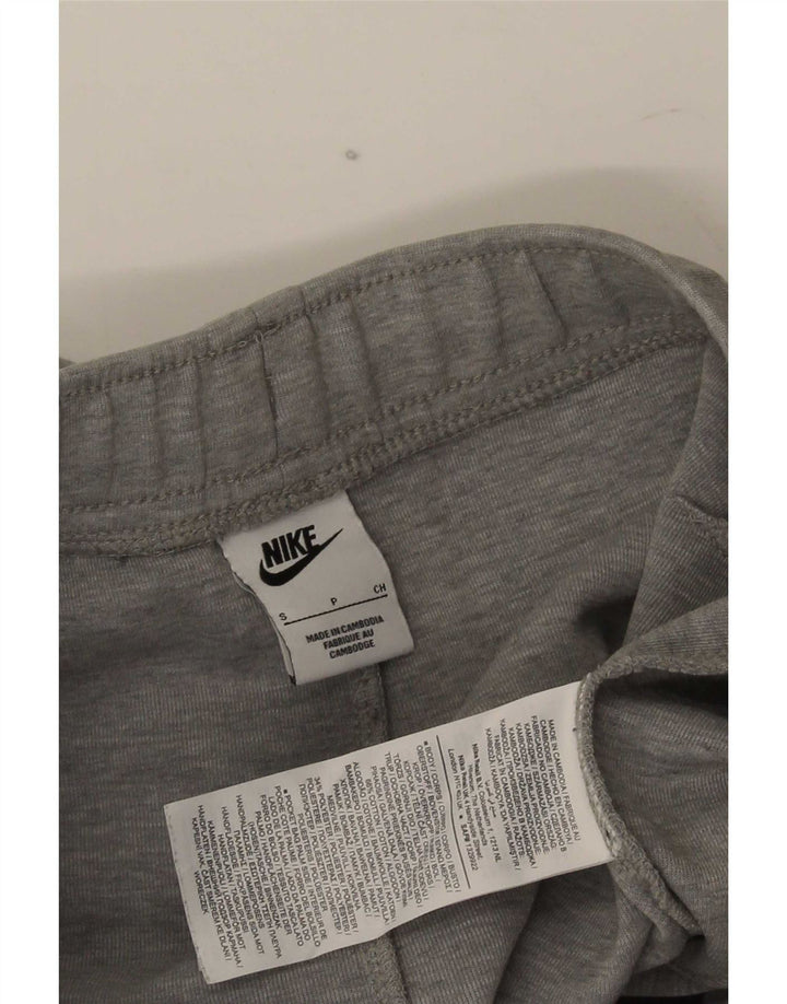 Calça de treino masculina Nike joggers pequeno algodão cinza