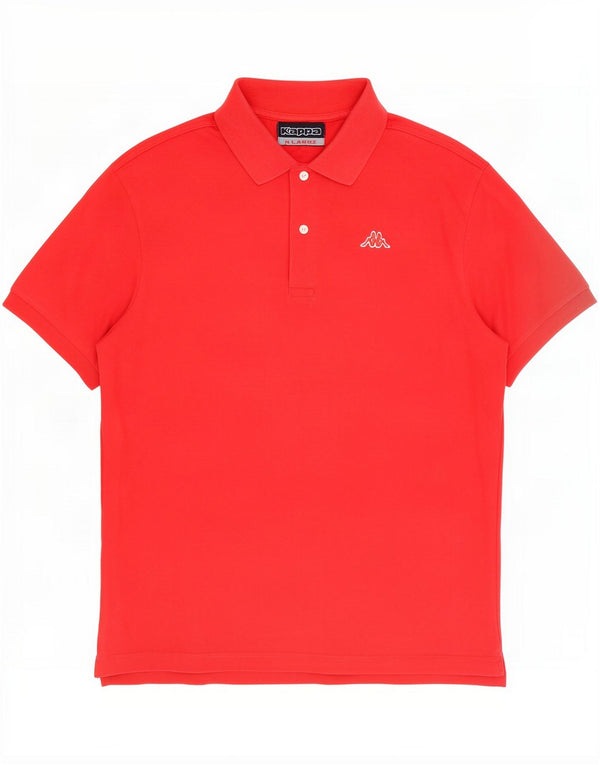 Camisa polo masculina Kappa XL algodão vermelho