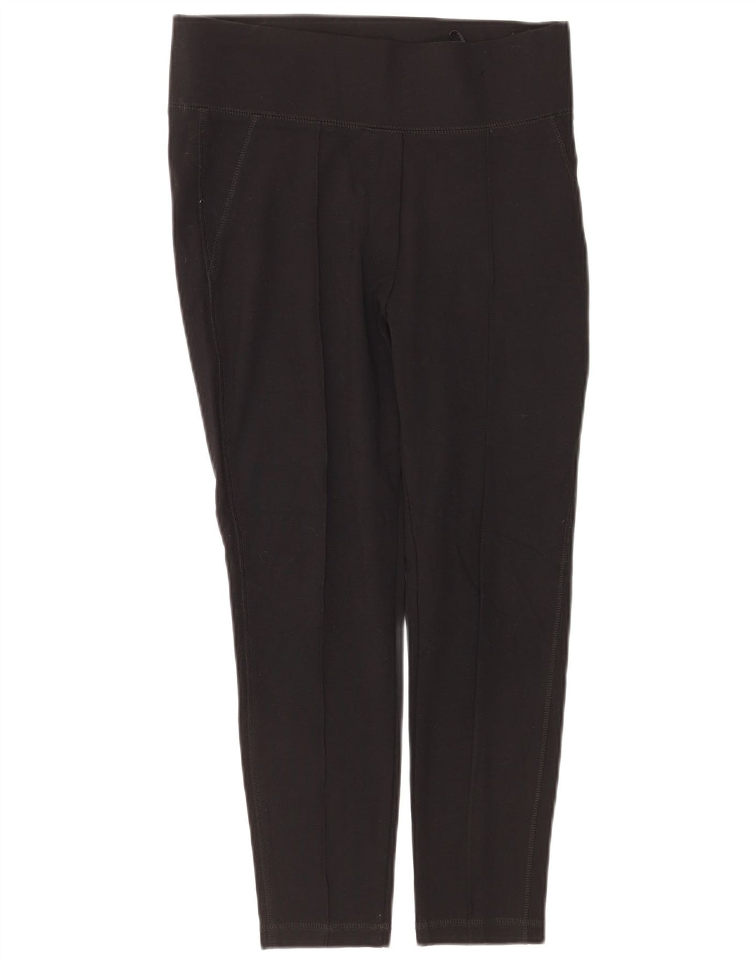 Leggings femininas Marks & Spencer Reino Unido 12 viscose preta média