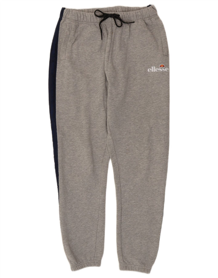Calça de treino masculina ELLESSE Joggers pequeno bloco cinza