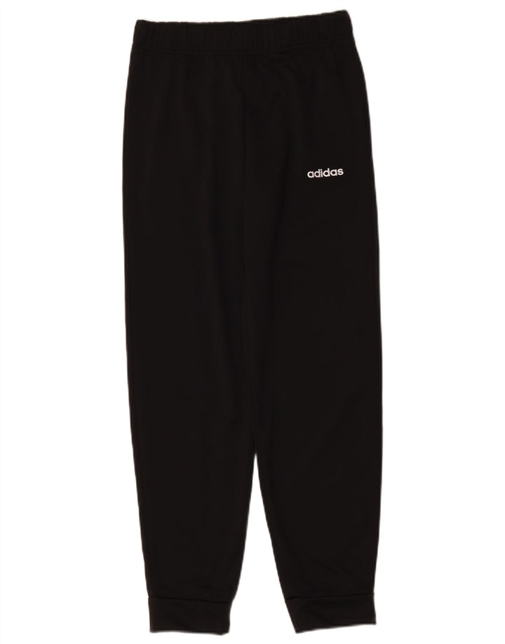 Adidas meninos calças de treino joggers 11-12 anos preto poliéster